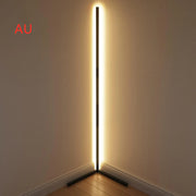 Colorful corner floor lamp