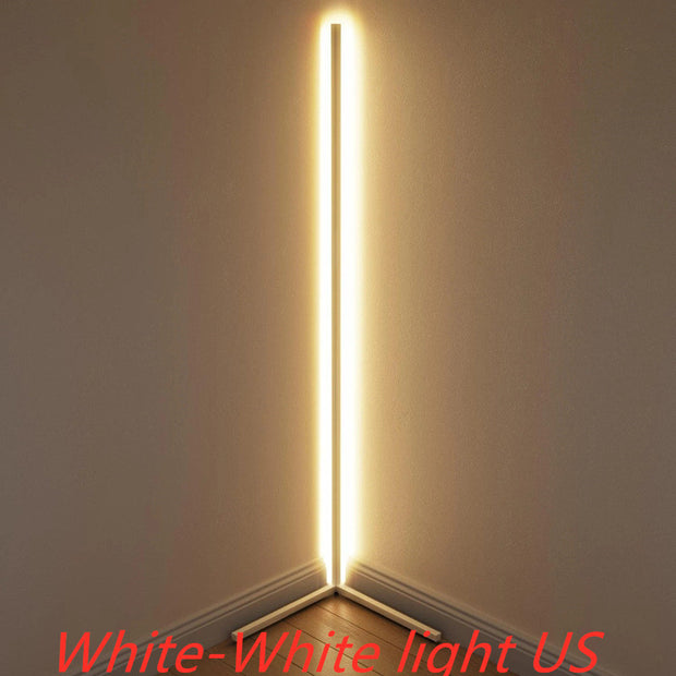 Colorful corner floor lamp